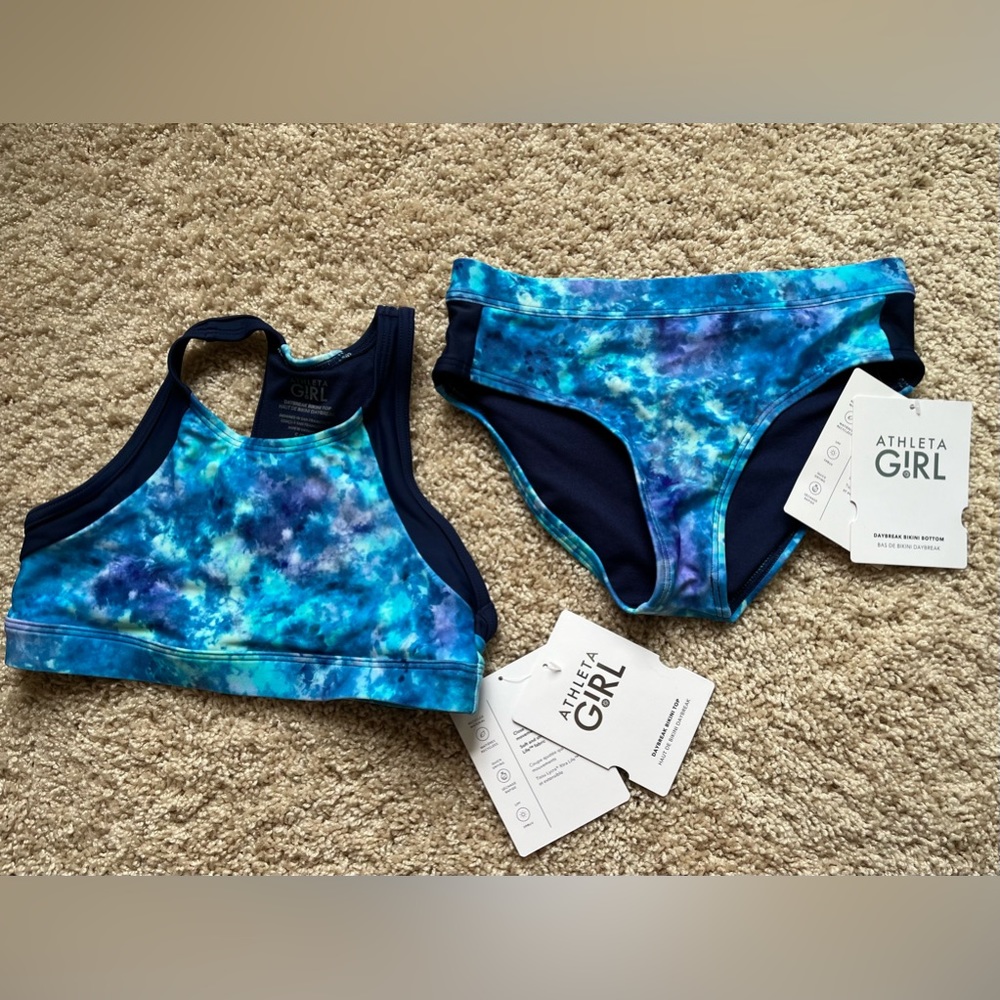 Athleta Girl Daybreak Bikini Top and Bottom NWT
